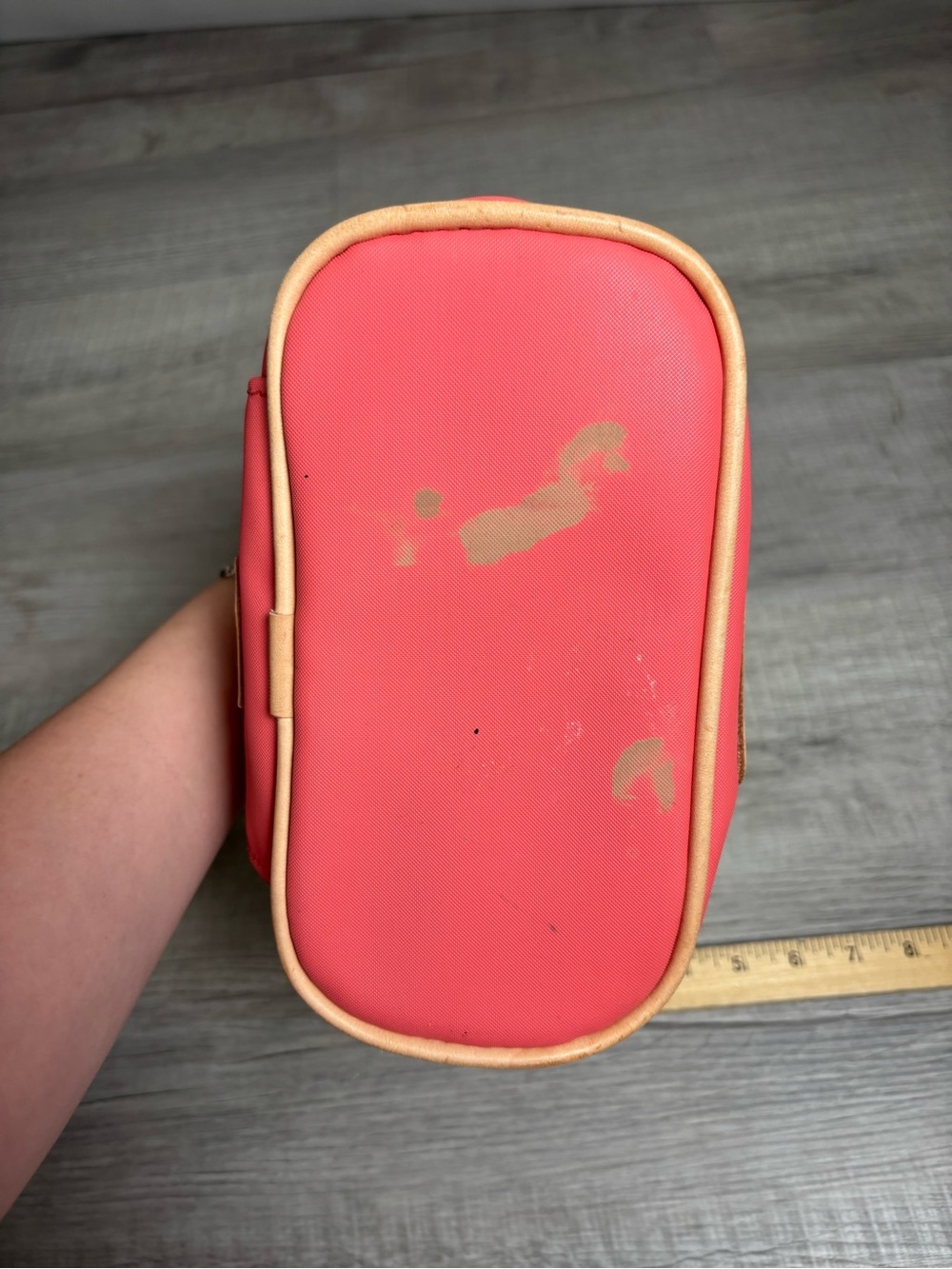 Jon Hart Mini Makeup Bag Coral - Picture 6 of 9